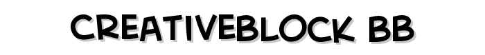 CreativeBlock BB font